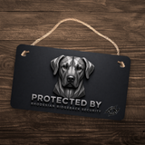 Rhodesian Ridgeback Security Sign