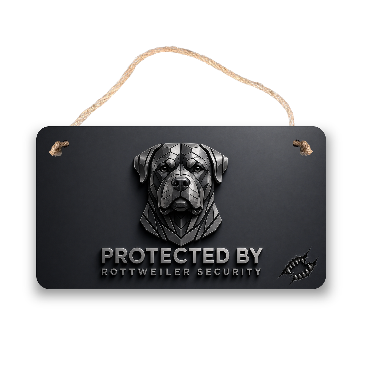 Rottweiler Security Sign
