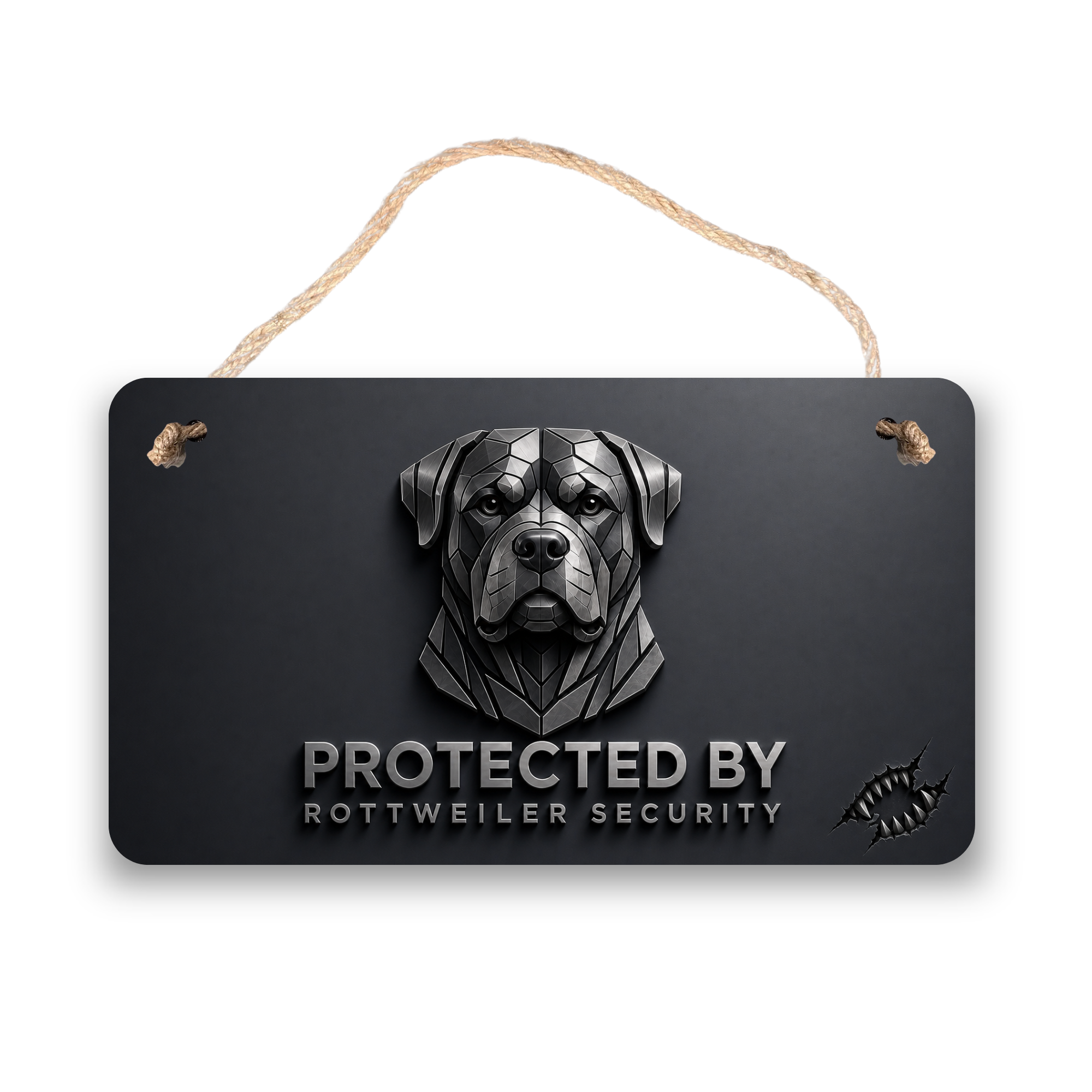 Rottweiler Security Sign