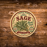 Vintage Sage Refrigerator Magnet