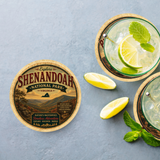 Shenandoah National Park Ceramic Coaster – 4" Round
