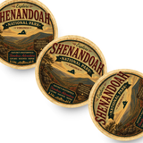 Shenandoah National Park Ceramic Coaster – 4" Round
