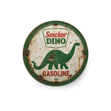 Sinclair Dino Gasoline 1951 Magnet – 3-Inch Round Aluminum