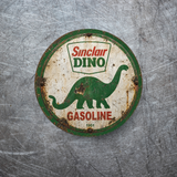 Sinclair Dino Gasoline 1951 Magnet – 3-Inch Round Aluminum