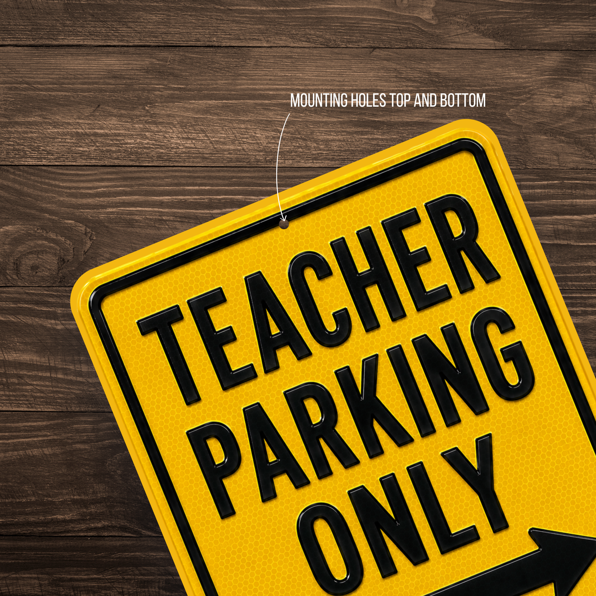 Teacher Parking Sign