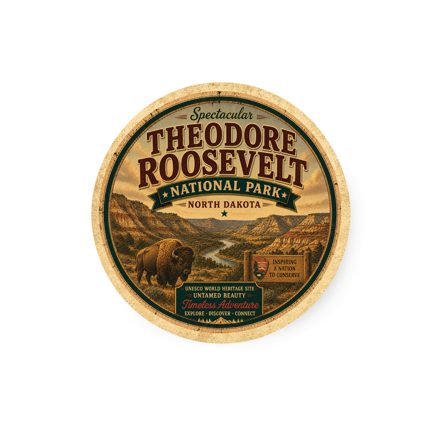 Theodore Roosevelt National Park Magnet