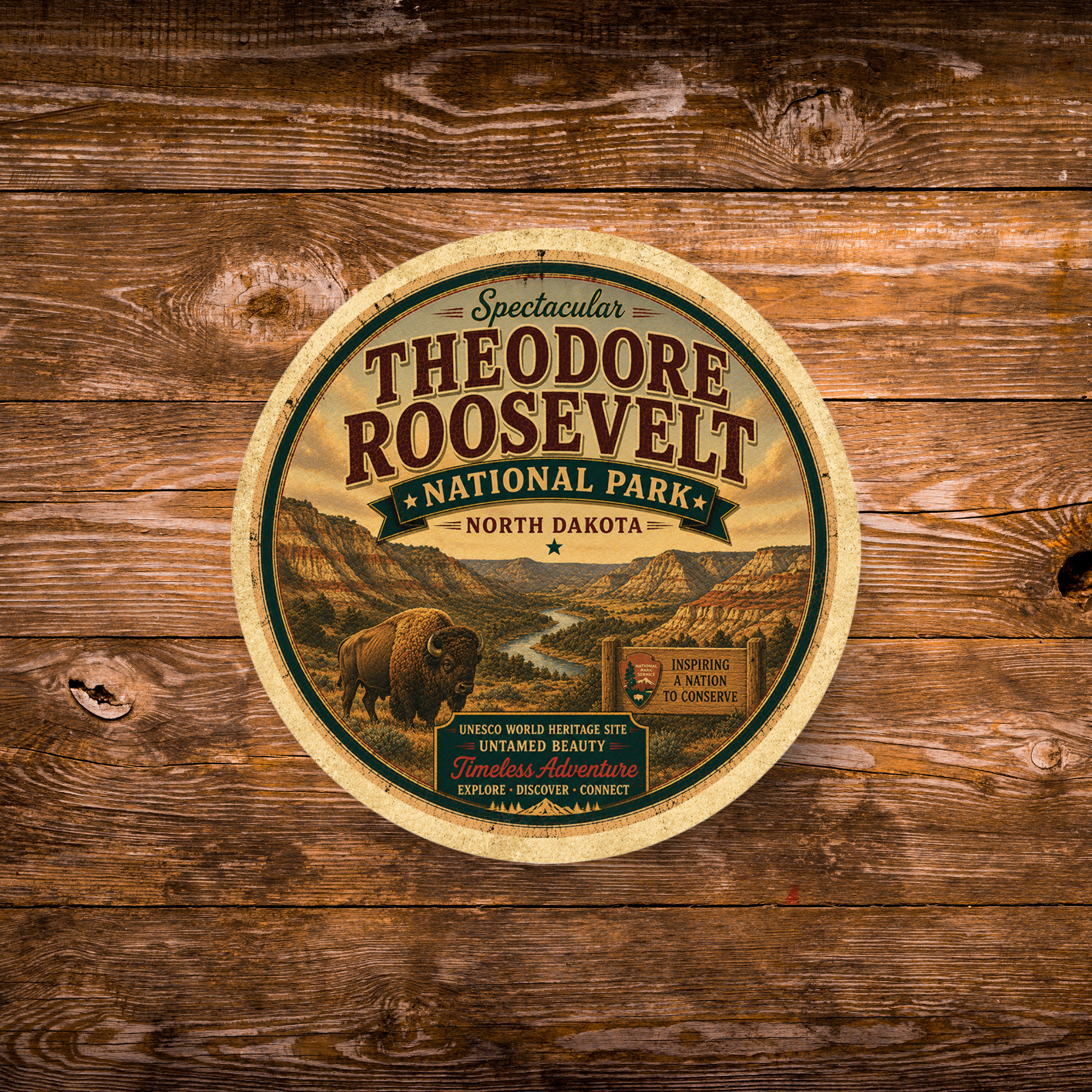 Theodore Roosevelt National Park Magnet