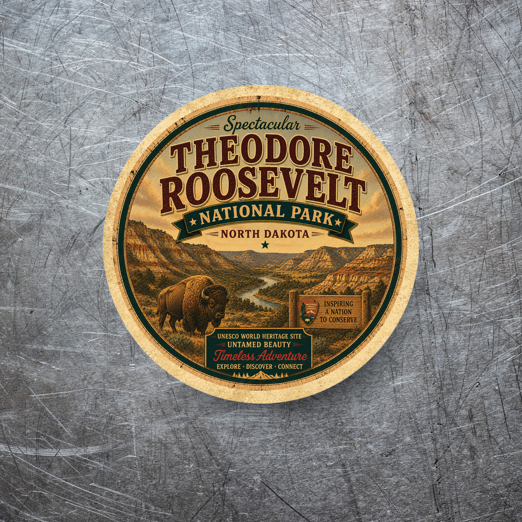 Theodore Roosevelt National Park Magnet