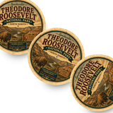 Theodore Roosevelt National Park Ceramic Coaster – 4" Round