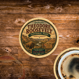 Theodore Roosevelt National Park Ceramic Coaster – 4" Round