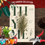 Thyme Botanical Aluminum Sign – Herb Kitchen & Garden Décor