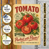 Vintage Tomato Farm Fresh Aluminum Sign