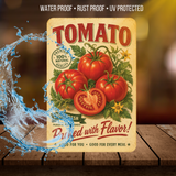 Vintage Tomato Farm Fresh Aluminum Sign