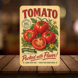 Vintage Tomato Farm Fresh Aluminum Sign