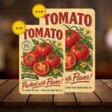 Vintage Tomato Farm Fresh Aluminum Sign