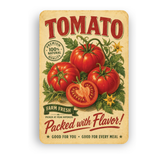 Vintage Tomato Farm Fresh Aluminum Sign