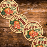 Vintage Grapefruit Refrigerator Magnet