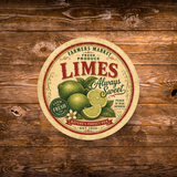 Vintage Limes Refrigerator Magnet