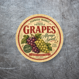 Vintage Grapes Refrigerator Magnet
