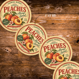 Vintage Peaches Refrigerator Magnet