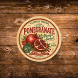 Vintage Pomergranate Refrigerator Magnet