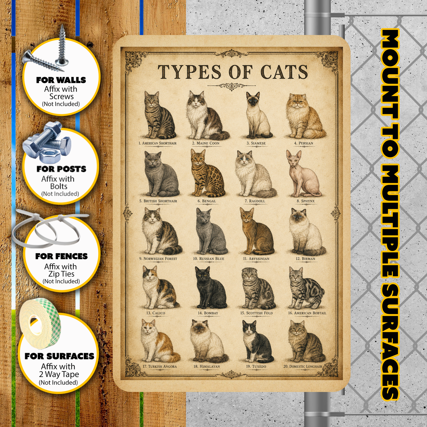Types of Cats Signs