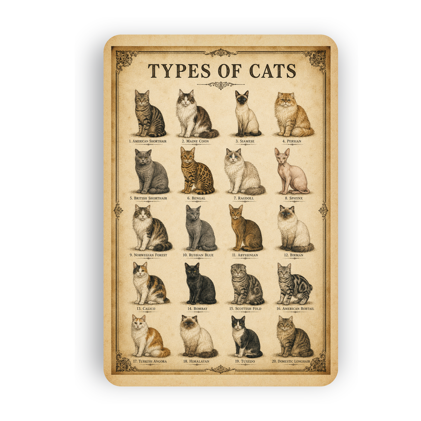 Types of Cats Signs
