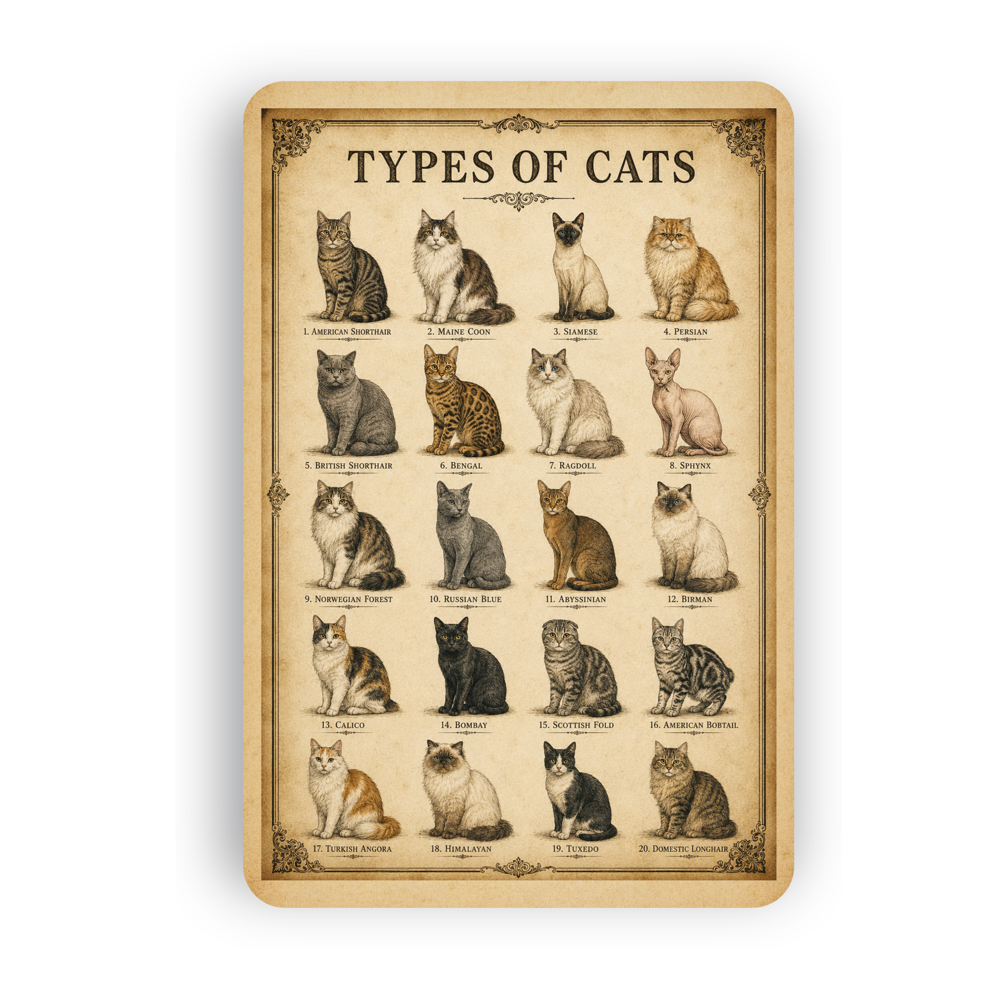 Types of Cats Signs