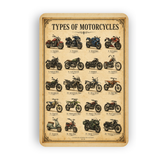 Types of Motorcycles Sign