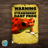 Warning Dart Frog Sign