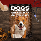 Basenji Dog “Our Lives Whole” Aluminum Sign – Dog Lover Decor