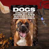 Boxer Dog “Our Lives Whole” Aluminum Sign – Dog Lover Wall Decor