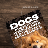Chow Chow Dog “Our Lives Whole” Aluminum Sign – Dog Lover Decor