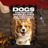 Corgi Dog “Our Lives Whole” Aluminum Sign – Corgi Lover Decor