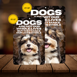 Havanese “Our Lives Whole” Aluminum Dog Sign – Dog Lover Decor