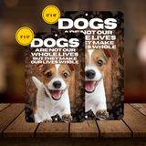 Jack Russell Terrier “Our Lives Whole” Aluminum Dog Sign – Dog Lover Decor