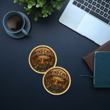Wind Cave National Park Ceramic Coaster – 4" Round