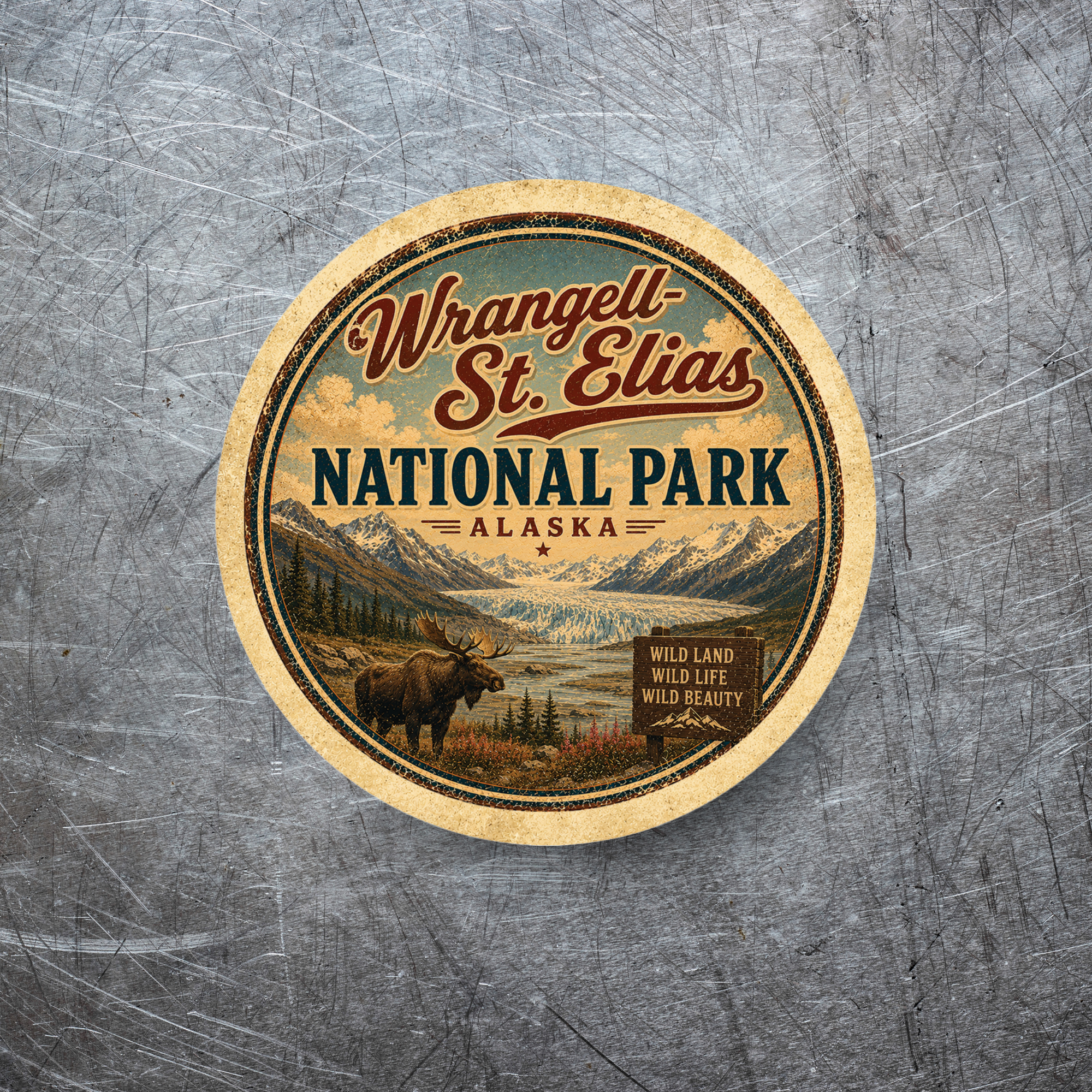 Wrangell-St. Elias National Park Magnet