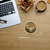 Wrangell–St. Elias National Park Ceramic Coaster – 4" Round