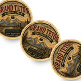 Grand Teton National Park Ceramic Coaster – 4" Round