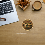 Yellowstone National Park Ceramic Coaster – 4" Round
