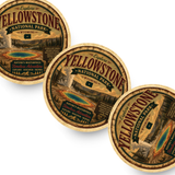Yellowstone National Park Ceramic Coaster – 4" Round