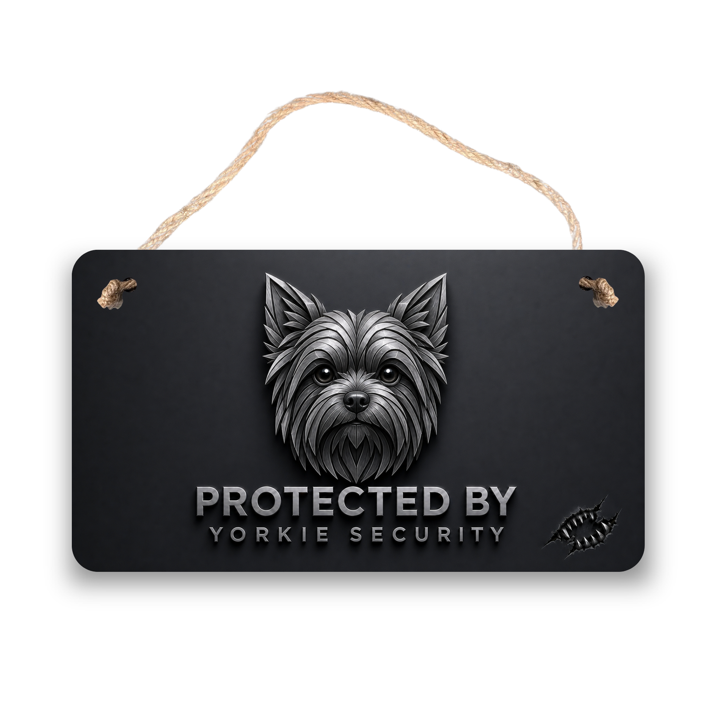 Yorkie Security Sign