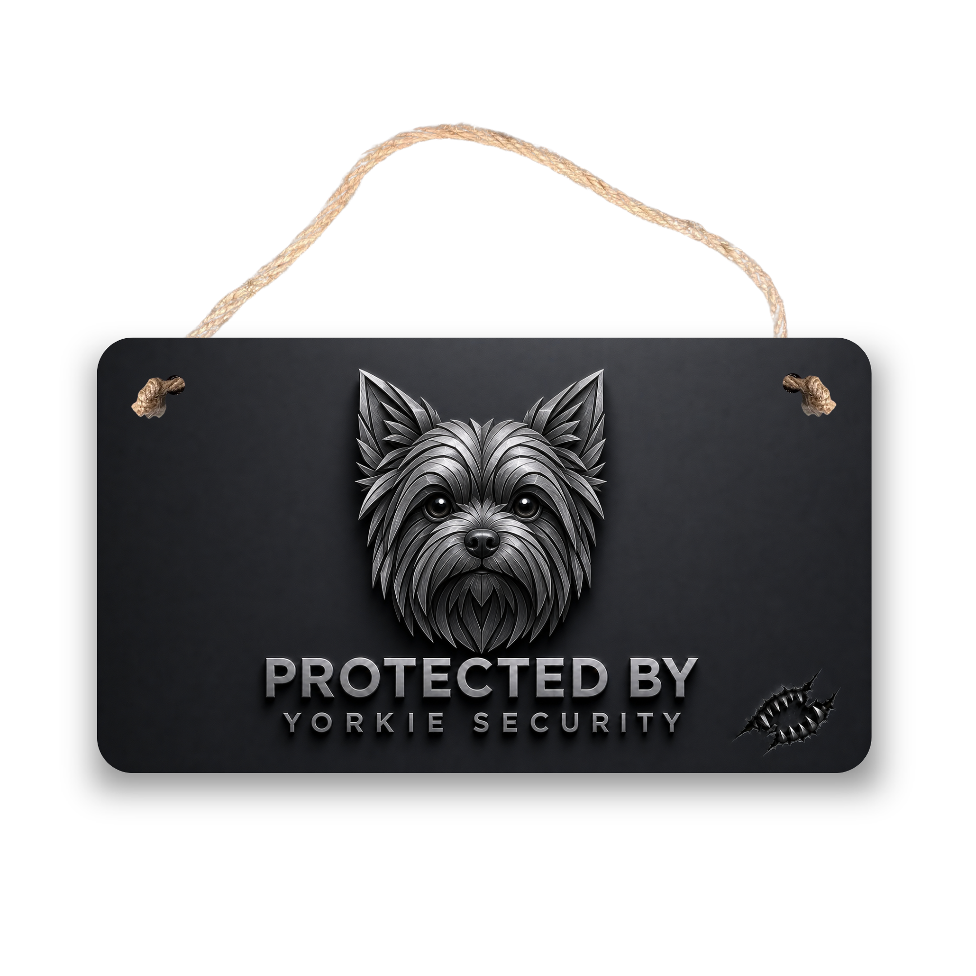 Yorkie Security Sign