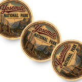 Yosemite National Park Ceramic Coaster – 4" Round