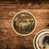 Yosemite National Park Ceramic Coaster – 4" Round