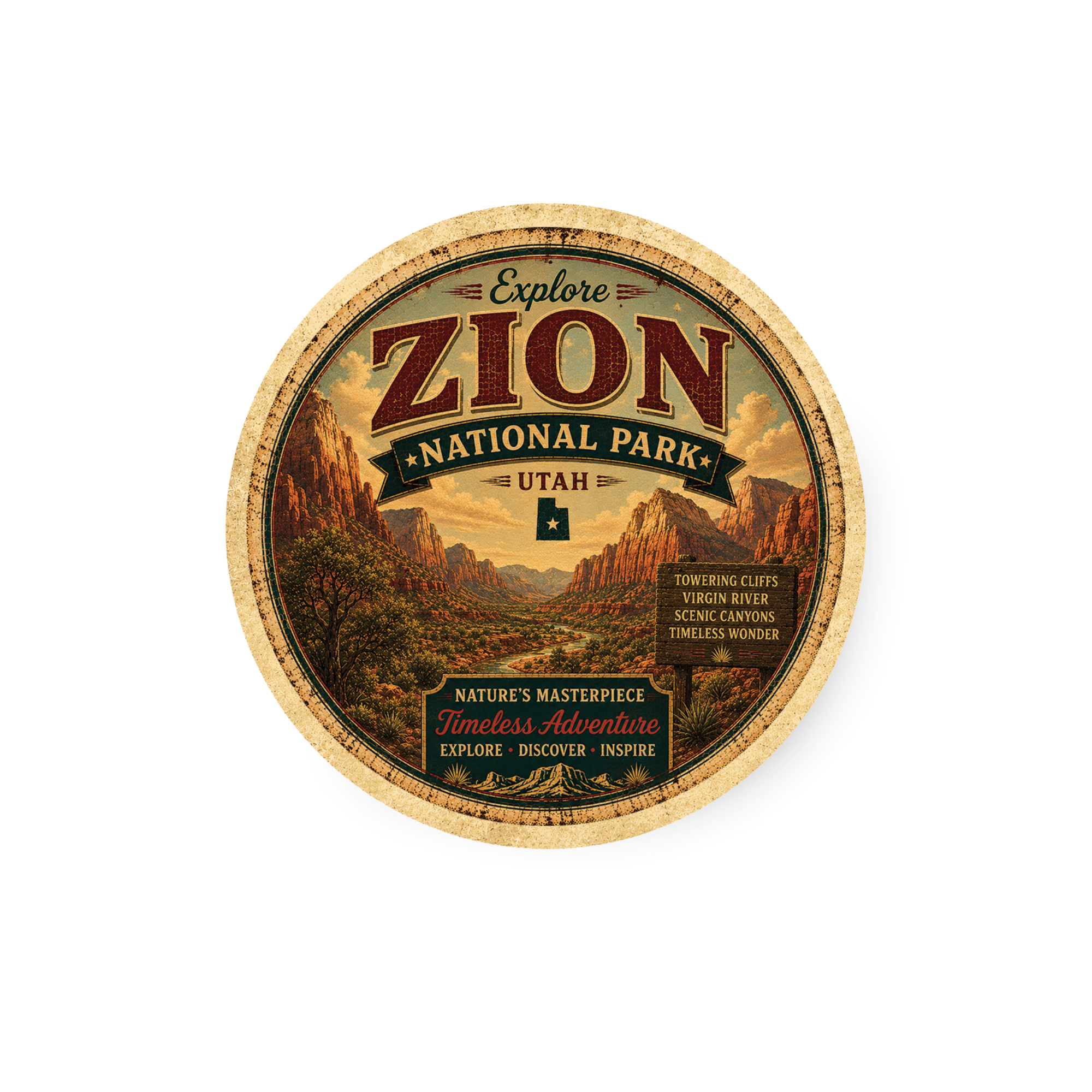 Zion National Park Magnet