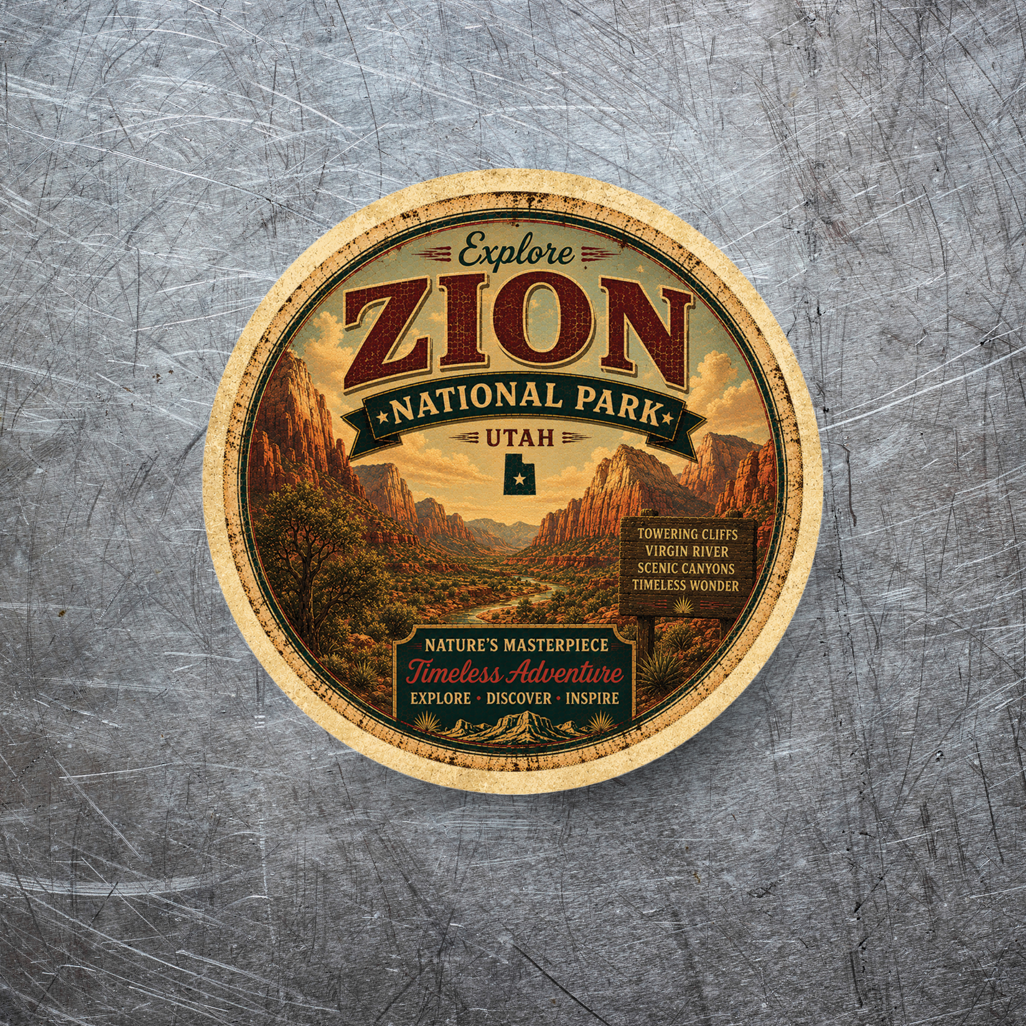 Zion National Park Magnet